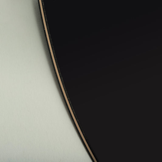 Black guitar pickguard